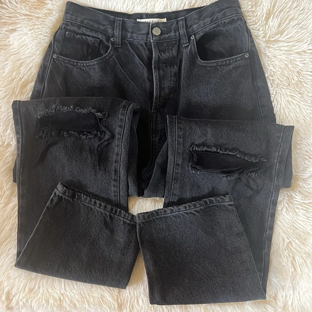 PacSun black Dad Button-Fly Jeans - Picture 2 of 4